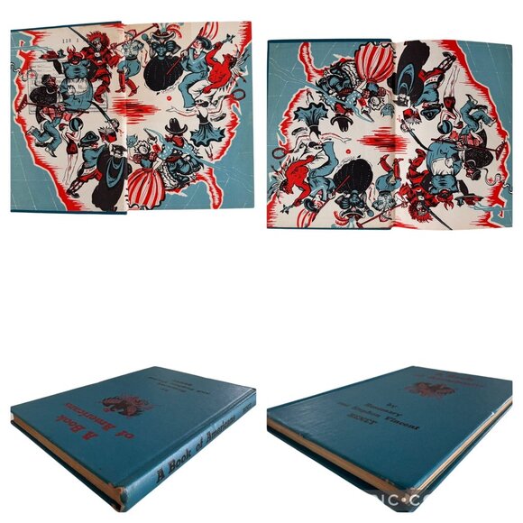 A Book Of Americans By Rosemary & Stephen Vincent Benét 1933 Historical Poetry - Picture 5 of 16